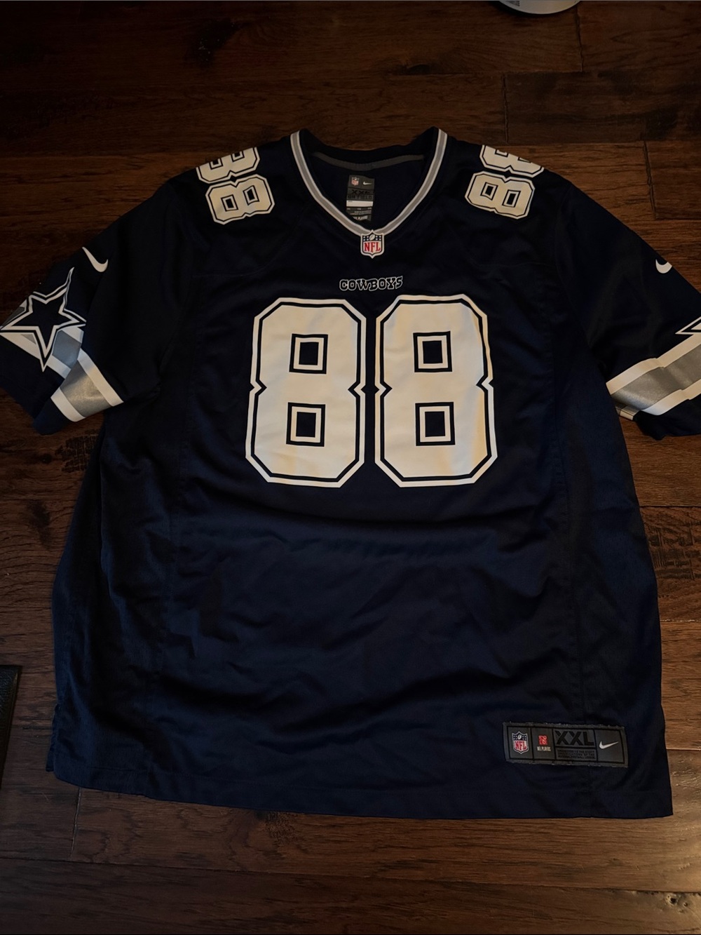 CeeDee Lamb Dallas Cowboys #88 Navy Blue and White Football Jersey XXL